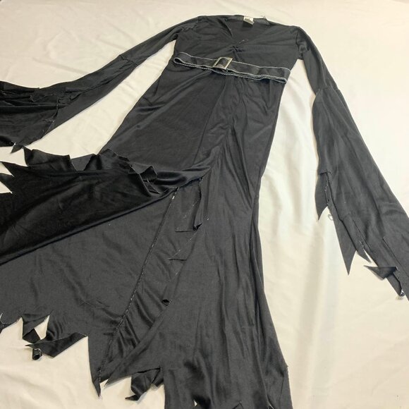 Spirit Halloween Wicked Gothic Witch Costume Dress Hat Belt Women's S/M W/ Bag - Picture 6 of 16